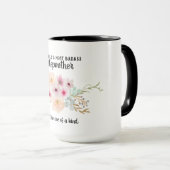 Most Badass Stiefmoeder - Unieke Bloemen Mok (Voorkant rechts)