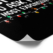 Most Likely To Ask For The Most Expensive Gift Chr Poster (Hoek)