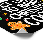 Most Likely To Bake Christmas Cookies Funny Baker  Poster (Hoek)