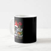 Most Likely To Be The Mpy Elf Funny Xmas Koffiemok (Voorkant links)