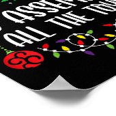 Most Likely To Emble All The Toys Funny Christmas  Poster (Hoek)