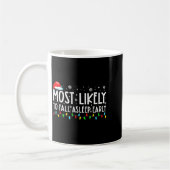 Most Likely To Fall Asleep Early Funny Christmas H Koffiemok (Links)