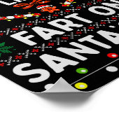 Most Likely To Fart On Santa's Lap Funny Christmas Poster (Hoek)