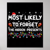Most Likely To Forget The Hidden Xmas Poster (Voorkant)