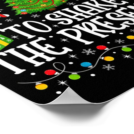 Most Likely To Shake The Family Christmas Matching Poster (Hoek)