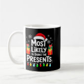 Most Likely To Shake The Shirt Family Christmas  Koffiemok (Links)