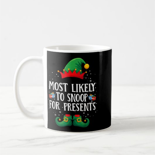 Most Likely To Snoop For Matching Christmas Elf Koffiemok (Links)