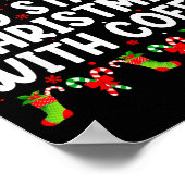 Most Likely To Start Christmas With Coffee Family Poster (Hoek)