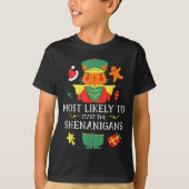 Most Likely To Start The Shenanigans Nutcracker Ch T-shirt (Voorkant)