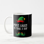 Most Likely To Take A Nap Matching Christmas Elf Koffiemok (Links)