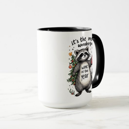 Most Wonderful Wine of the Year Raccoon Mok (Voorkant rechts)