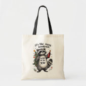 Most Wonderful Wine of the Year Raccoon  Tote Bag (Voorkant)