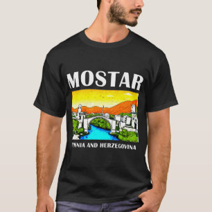 Mostar Bosnië en Herzegovina T-shirt