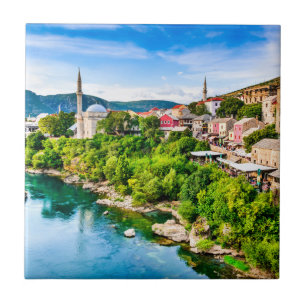 Mostar Bosnië en Herzegovina Tegeltje