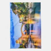 Mostar, Bosnië en Herzegovina Theedoek (Verticaal)