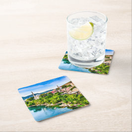 Mostar Bosnië en Herzegovina Vierkante Kartonnen Onderzetter