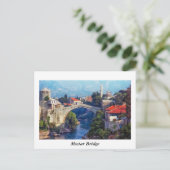 Mostar Bridge Briefkaart (Staand voorkant)