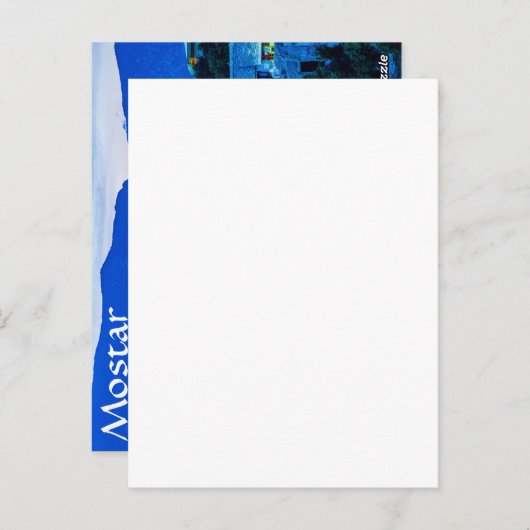 Mostar Briefkaart (Voorkant / Achterkant)