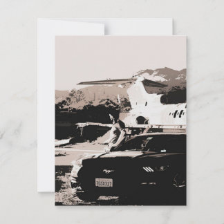 Mosterang eigenaar wachtende kunst| cadeau voor po kaart