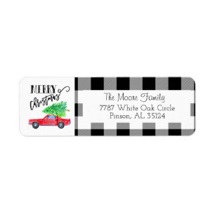 Mosterang kerstretouradrestabellen etiket