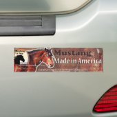 Mosterang: Made in America ~ Davy Greasewood Bumpersticker (Op auto)