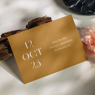 Mosterd Bruine Herfst Bruiloft   Rustieke Herfst F Save The Date