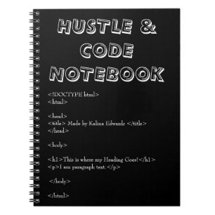 Mosterd- en codelaptop notitieboek