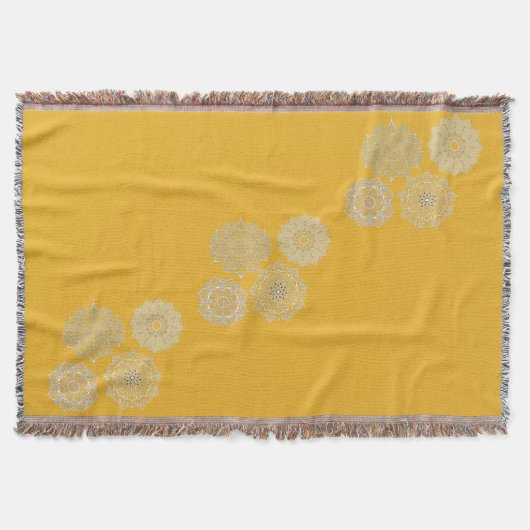 Mosterd en Mandalas Deken (Voorkant)
