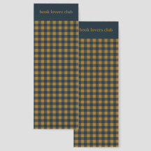 Mosterd Geel Zwart Abstract Retro Buffalo Plaid
