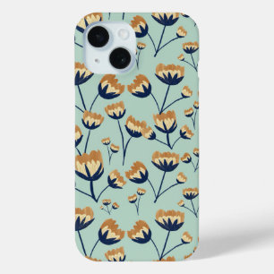 mosterd & Navy Wildflower Patroon