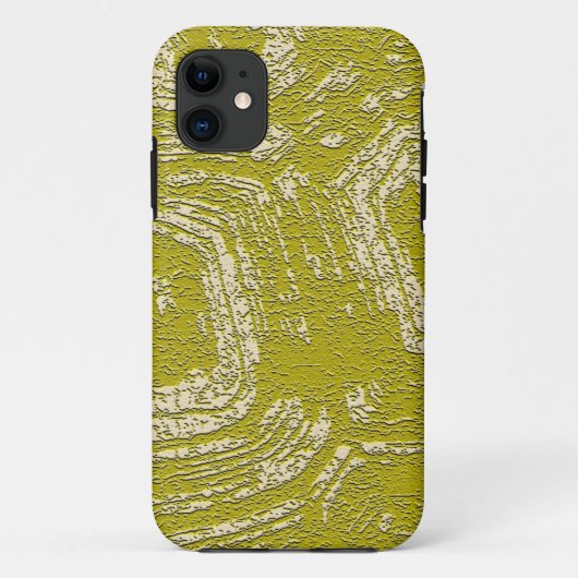 Mosterd Schildpad Shell abstracte print door LeahG Case-Mate iPhone Case (Achterkant)
