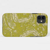 Mosterd Schildpad Shell abstracte print door LeahG Case-Mate iPhone Case (Achterkant (horizontaal))