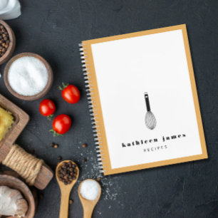 Mosterd Witte Balloon Whisk Notitieboek