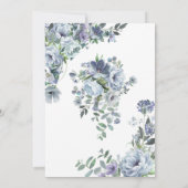  mosterdblauw 80e verjaardag kaart (Achterkant)