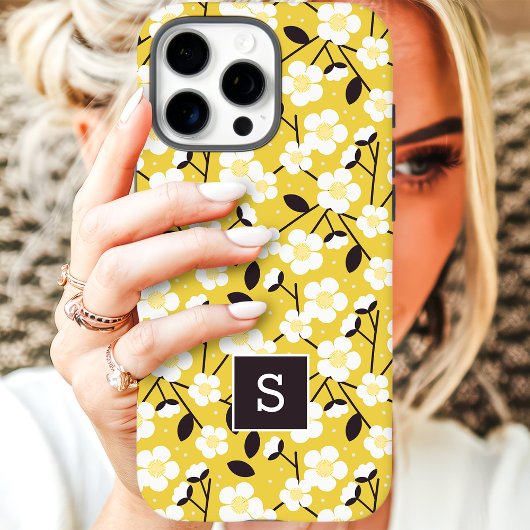 Mosterdbloemmonogram Hoesje