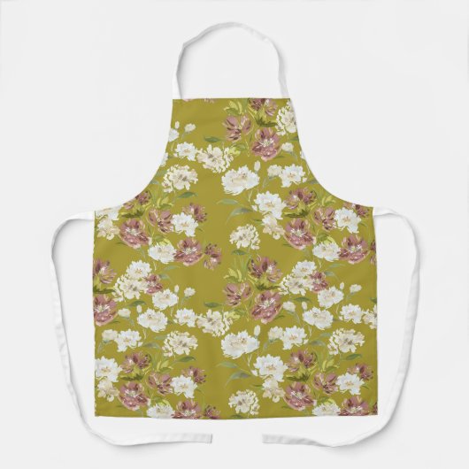 Mosterdbloemprint Schort (Voorkant)