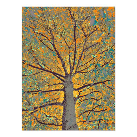 Mosterdboom 14 foto afdruk (Voorkant)