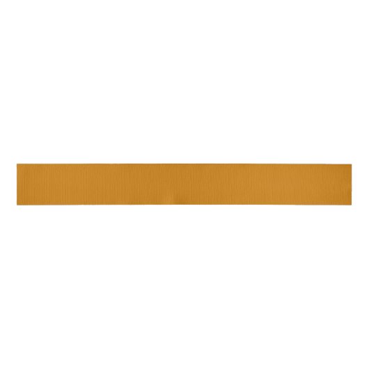 Mosterdbruine effen kleur grosgrain lint (Voorkant)