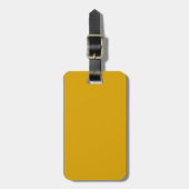 Mosterdgeel Bagagelabel (Voorkant verticaal)