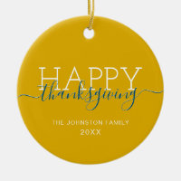 Mosterdgeel Fijne thanksgiving