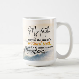 Mosterdzaad geloof koffiemok