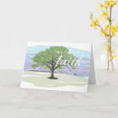 Mosterdzaad Geloof Notecard, Mattheüs 17:20 Kaart (Gele Bloem)