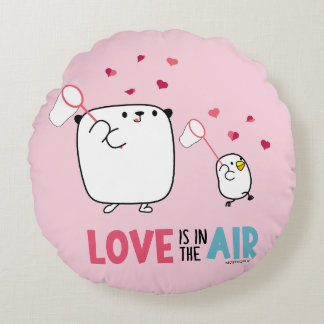 Mostropi│Love is in the air Rond Kussen
