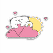 Mostropi│Opi y Kipi Valentín Sticker (Voorkant)