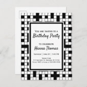 Mot-clé Thème de réflexion Anniversaire Invitation (Devant / Derrière)