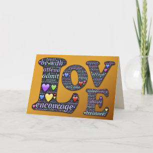 mot d'amour carte de voeux
