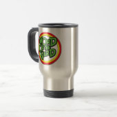 Mot de la tasse nerd de voyage (Devant gauche)