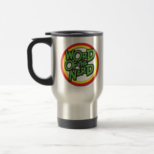 Mot de la tasse nerd de voyage (Gauche)