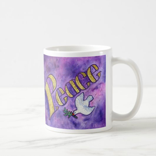 Mot de Paix Inspiré Mugs Café Art (Droite)