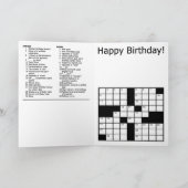 Mot-de-passe Puzzle Bonne carte d'anniversaire (gr (Intérieur)